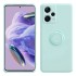 Xiaomi Redmi Note 12 Pro Plus Green With Camera Protector And Ring Holder Silicone Case