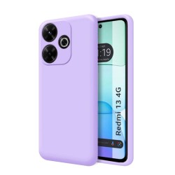 Xiaomi Redmi 13 Lilac Silicone Gel Case With Camera Protector