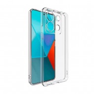 Capa Silicone Gel Xiaomi Redmi Note 13 Pro 5g Transparente Com Protetor De Câmera