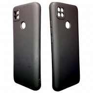 Funda De Gel De Silicona Xiaomi Redmi 10A/9C Negro Robusta Con Protector De Cámara