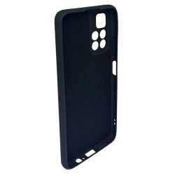 Funda De Gel De Silicona Xiaomi Redmi Note 11 Negro Protector De Cámara