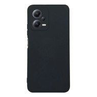 Xiaomi Redmi Note 12 5G/Poco X5 Pro Black Silicone Gel Case With Camera Protector