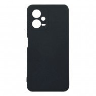Xiaomi Redmi Note 12 5G/Poco X5 Pro Black Silicone Gel Case With Camera Protector