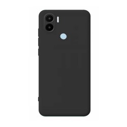 Xiaomi Redmi A1 Plus Black Silicone Gel Case With Camera Protector