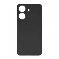 Funda De Gel De Silicona Xiaomi Redmi 13C Negra Con Protector De Cámara 3D