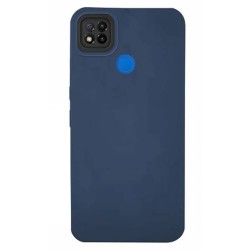 Xiaomi Redmi 9C Dark Blue With Camera Protector Silicone Gel Case