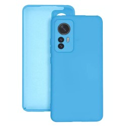 Xiaomi 12T/12T Pro Blue With Camera Protector Silicone Gel Case