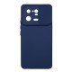 Xiaomi 13 Pro Navy Blue With Camera Protector And Sliding Window Silicone Gel Case