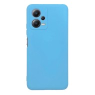 Capa Silicone Gel Xiaomi Redmi Note 12 5g/Poco X5 Pro Azul Com Protetor De Câmera