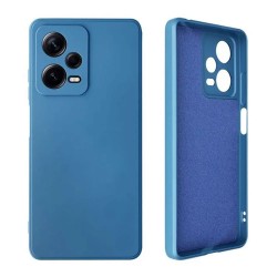 Xiaomi Redmi Note 12 Pro 5G Blue With Camera Protector Silicone Gel Case