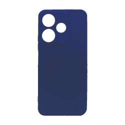 Xiaomi Redmi 13 Dark Blue Silicone Gel Case With Camera Protector