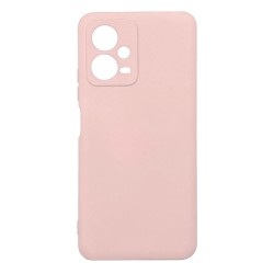 Xiaomi Redmi Note 12 5G/Poco X5 Pro Pink Silicone Gel Case With Camera Protector