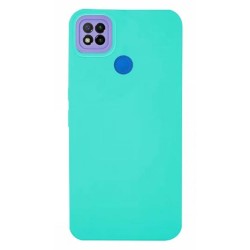 Xiaomi Redmi 9C Turquoise Green With Camera Protector Silicone Gel Case