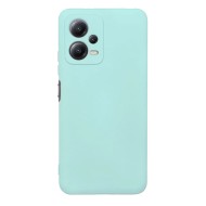 Capa Silicone Gel Xiaomi Redmi Note 12 5g/Poco X5 Pro Verde Com Protetor De Câmera