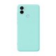 Funda De Gel De Silicona Xiaomi Redmi A1 Plus Verde Turquesa Con Protector De Cámara