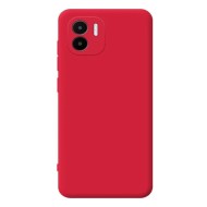 Funda De Silicona Xiaomi Redmi A1 Rojo Con Protector De Cámara