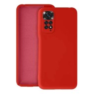 Funda De Gel De Silicona Xiaomi Redmi Note 11 Pro Rojo Con Protector De Cámara Robusta