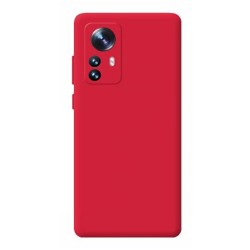 Xiaomi 12T/12T Pro Red With Camera Protector Silicone Gel Case