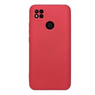 Capa Silicone Gel Xiaomi Redmi 10a/9c Vermelho Com Protetor De Câmera Robusta