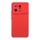 Funda De Gel De Silicona Xiaomi 13 Pro Roja Con Protector De Cámara Y Ventana Deslizante