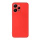 Funda De Gel De Silicona Xiaomi Redmi 12 Roja Con Protector De Cámara