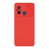 Funda De Gel De Silicona Xiaomi Redmi 12C Roja Con Protector De Cámara Y Ventana Deslizante