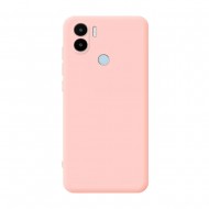 Funda De Gel De Silicona Xiaomi Redmi A1 Plus Rosa Con Protector De Cámara