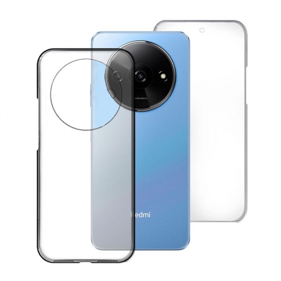 Funda De Silicona Dura 360° Xiaomi Redmi A3 Transparente