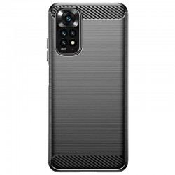 Xiaomi Redmi Note 11 5G/Poco M4 Pro 5G Black Carbon Silicone Gel Case