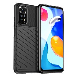 Xiaomi Redmi Note 11/Note 11s Black Thunder Silicone Gel Case