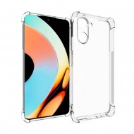 Realme 10 4G Transparent Anti-shock Hard Silicone Case With Camera Protector