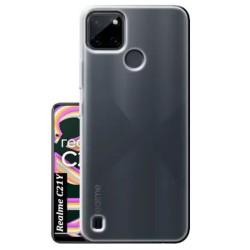 Funda De Silicona Dura Realme C21Y Transparente