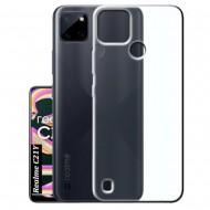 Capa Silicone Dura Realme C21y Transparente