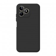 Realme C53 Black Silicone Gel Case With Camera Protector