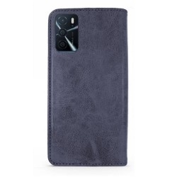 Funda Flip Cover Oppo A16 Azul Book Special