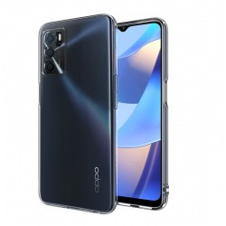 Funda De Silicona Oppo A16/A16s Transparente Premium Con Protector De Cámara