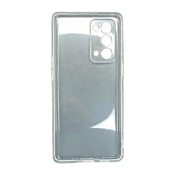 Funda De Silicona Oppo Reno 6 Pro 5g Transparente Con Protector De Cámara Premium