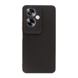 Oppo A79 5G Black Silicone Case With 3D Camera Protector