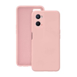 Capa Silicone Oppo A96 4g Rosa Com Protetor De Câmera