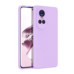 Oppo Reno10 5G/Reno10 Pro 5G Lilac Silicone Case With Camera Protector