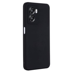 Funda De Gel De Silicona Oppo A77 5G Negro Con Protector De Cámara Robusta