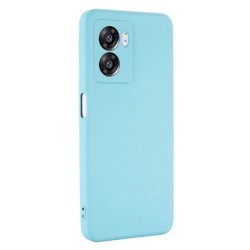 Funda De Gel De Silicona Oppo A77 5G Azul Con Protector De Cámara Robusta