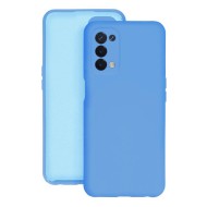 Oppo A54 5G/A74 5G Blue Robust With Camera Protector Silicone Gel Case