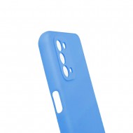 Funda De Gel De Silicona Oppo A54 5G/A74 5G Azul Con Protector De Cámara Robusta