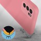 Funda De Gel De Silicona Oppo A16/A16s Rosa Protector De Cámara