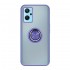 Funda De Silicona TPU Oppo Find X5 Lite/Reno7 5G Azul Con Anillo Magnetico