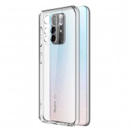 Funda De Silicona Xiaomi Redmi Note 11 Transparente Con Protector De Cámara Premium