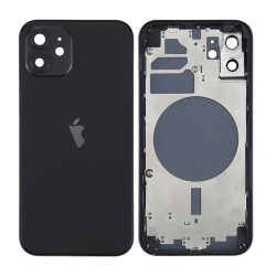 Apple Iphone 12 Black Back Cover With Frame