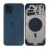 Apple Iphone 12 Pro Max Blue Back Cover With Frame