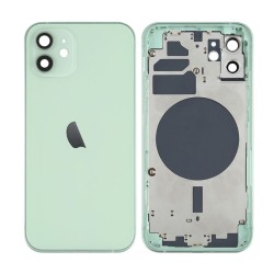 Apple Iphone 12 Green Back Cover With Frame